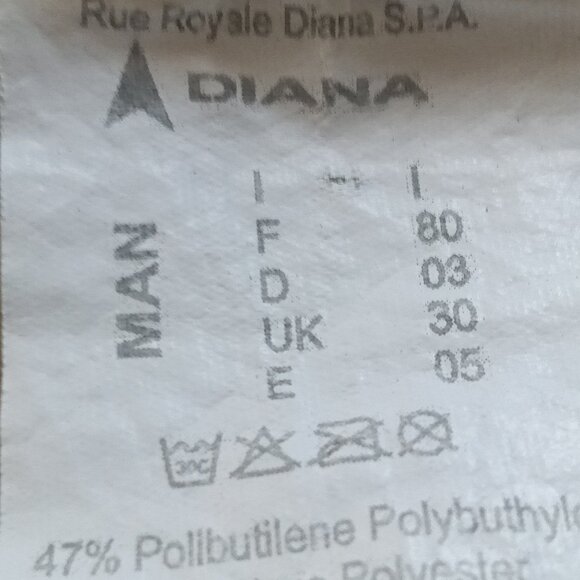 VINTAGE NWOT DIANA SWIM BRIEF, BRIGHT FLOWER DESIGN, SIZE 30". - Picture 4 of 7